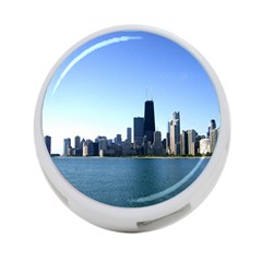 Chicago Skyline 4-port Usb Hub (one Side) by canvasngiftshop