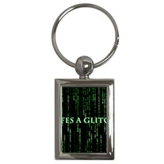 Lifes A Glitch Key Chain (rectangle) by matthuisman