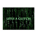 Lifes A Glitch A4 Sticker 10 Pack Front