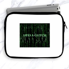 Lifes A Glitch Apple Ipad 2/3/4 Zipper Case