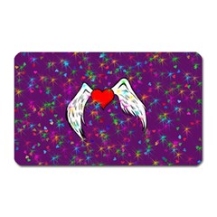 Your Heart Has Wings So Fly - Updated Magnet (rectangular) by KurisutsuresRandoms