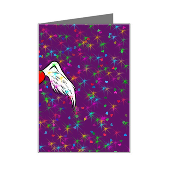 Your Heart Has Wings so Fly - Updated Mini Greeting Card