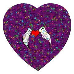 Your Heart Has Wings So Fly - Updated Jigsaw Puzzle (heart)