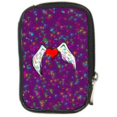 Your Heart Has Wings So Fly - Updated Compact Camera Leather Case by KurisutsuresRandoms