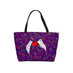 Your Heart Has Wings So Fly - Updated Large Shoulder Bag