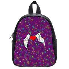 Your Heart Has Wings So Fly - Updated School Bag (small) by KurisutsuresRandoms