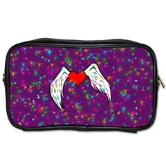 Your Heart Has Wings So Fly - Updated Travel Toiletry Bag (one Side) by KurisutsuresRandoms