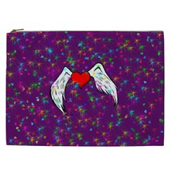 Your Heart Has Wings So Fly - Updated Cosmetic Bag (xxl)