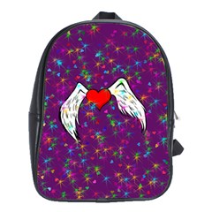 Your Heart Has Wings So Fly - Updated School Bag (xl)