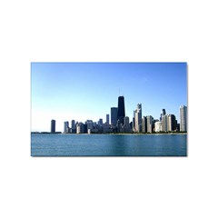 Chicago Skyline Sticker (rectangle) by canvasngiftshop