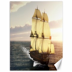 French Warship Canvas 36  X 48  (unframed) by gatterwe