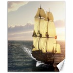 French Warship Canvas 16  x 20  (Unframed) 15.75 x19.29  Canvas - 1