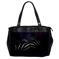 Butterfly 059 001 Oversize Office Handbag (one Side)