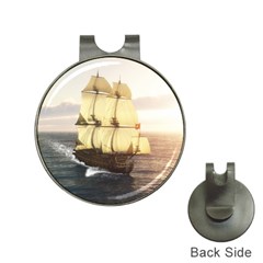 French Warship Hat Clip With Golf Ball Marker by gatterwe