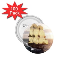 French Warship 1 75  Button (100 Pack) by gatterwe