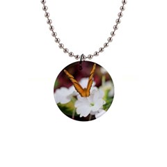 Butterfly 159 Button Necklace by pictureperfectphotography