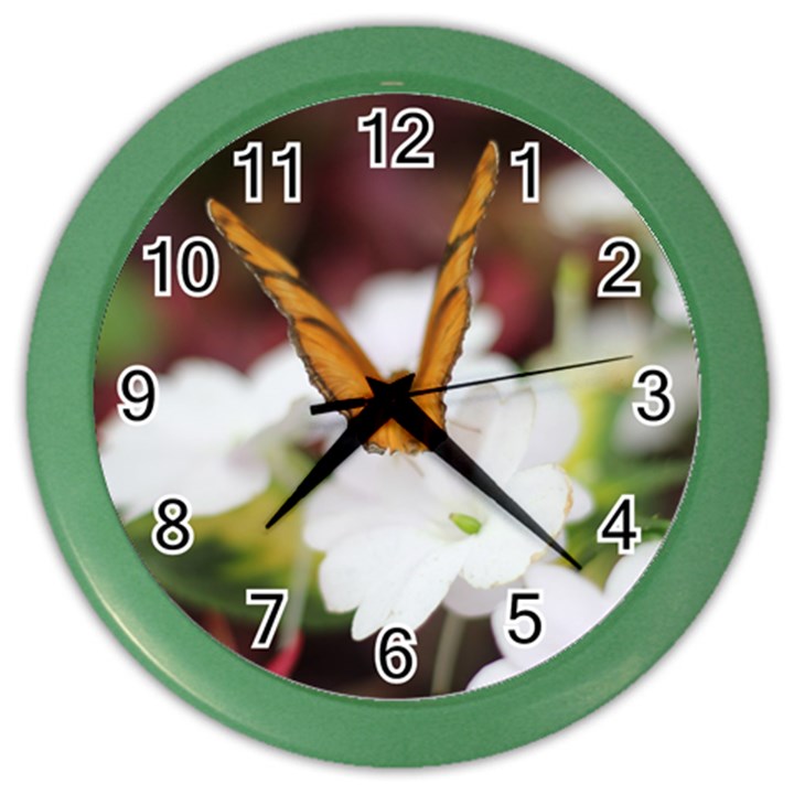 Butterfly 159 Wall Clock (Color)