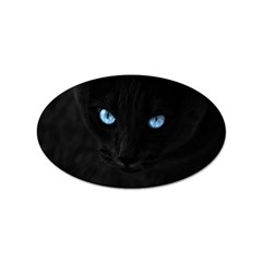 Black Cat Sticker 10 Pack (oval) by cutepetshop