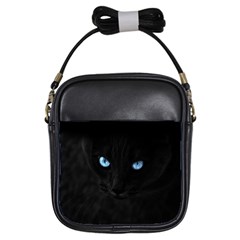 Black Cat Girl s Sling Bag