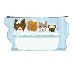 Dogs In Bath Pencil Case