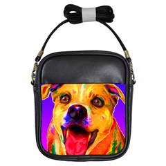 Happy Dog Girl s Sling Bag