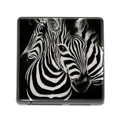 Zebra Memory Card Reader With Storage (square) by cutepetshop