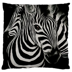 Zebra Large Cushion Case (two Sides) by cutepetshop