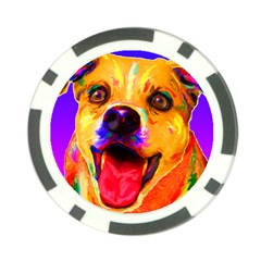 Happy Dog Poker Chip 10 Pack by cutepetshop