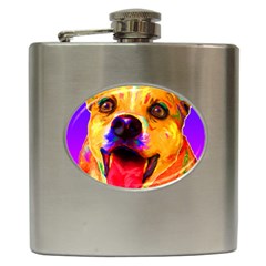 Happy Dog Hip Flask by cutepetshop