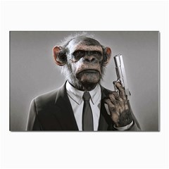 Monkey Business Postcard 4 x 6  (10 Pack)