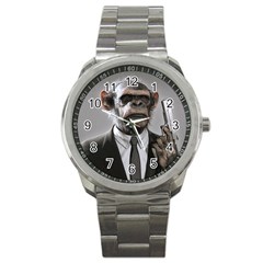 Monkey Business Sport Metal Watch by cutepetshop