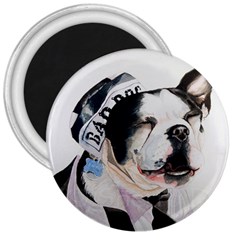 Bad Dog 3  Button Magnet