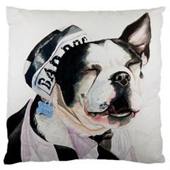 Bad Dog Large Cushion Case (two Sides) by cutepetshop