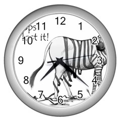 Lost Wall Clock (silver)