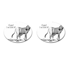 Lost Cufflinks (oval) by cutepetshop