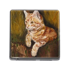 Cute Cat Memory Card Reader With Storage (square) by cutepetshop