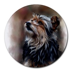 Puppy 8  Mouse Pad (round) by cutepetshop