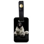 Bear in Mask Luggage Tag (One Side) Front