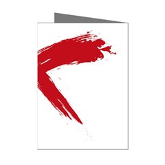 Red X Mini Greeting Card (8 Pack) by magann