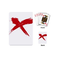 Red X Playing Cards (mini)