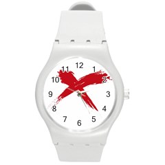 Red X Plastic Sport Watch (medium) by magann