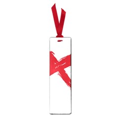 Red X Small Bookmark by magann