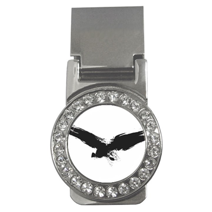 Grunge Bird Money Clip (CZ)