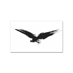 Grunge Bird Sticker (rectangle) by magann