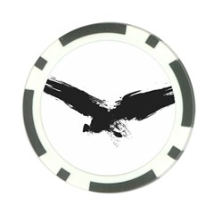 Grunge Bird Poker Chip 10 Pack by magann