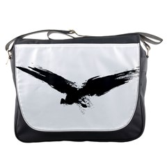 Grunge Bird Messenger Bag by magann