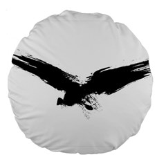 Grunge Bird 18  Premium Round Cushion 