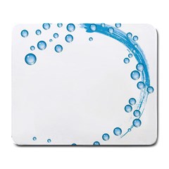 Water Swirl Large Mouse Pad (rectangle) by magann