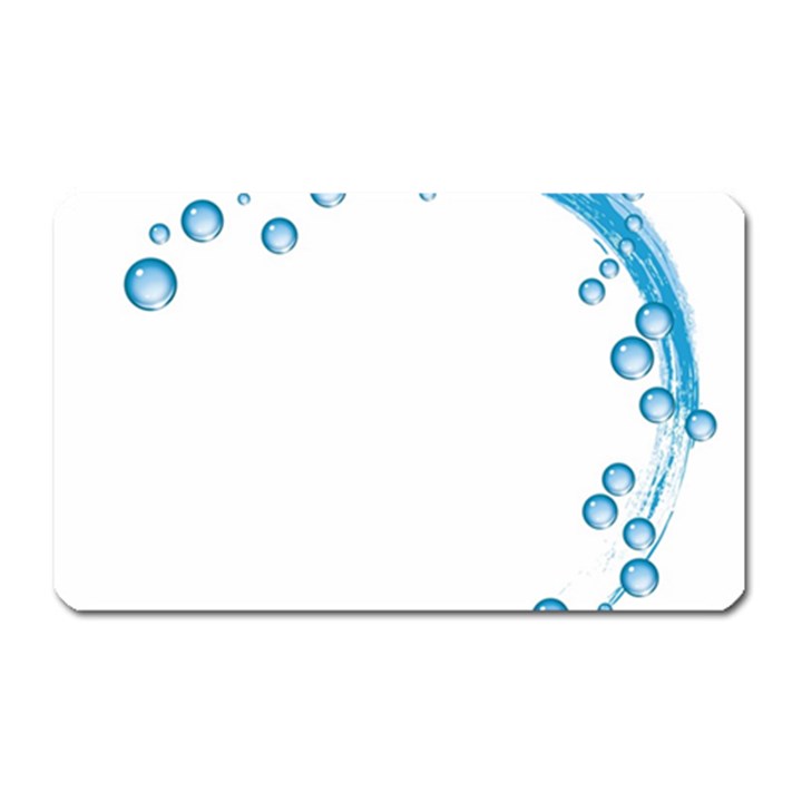 Water Swirl Magnet (Rectangular)