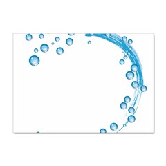 Water Swirl A4 Sticker 10 Pack